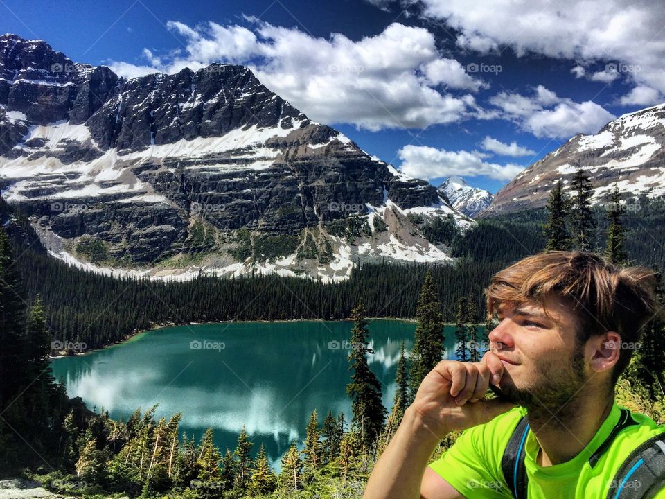 Deep in thought-Lake O'Hara