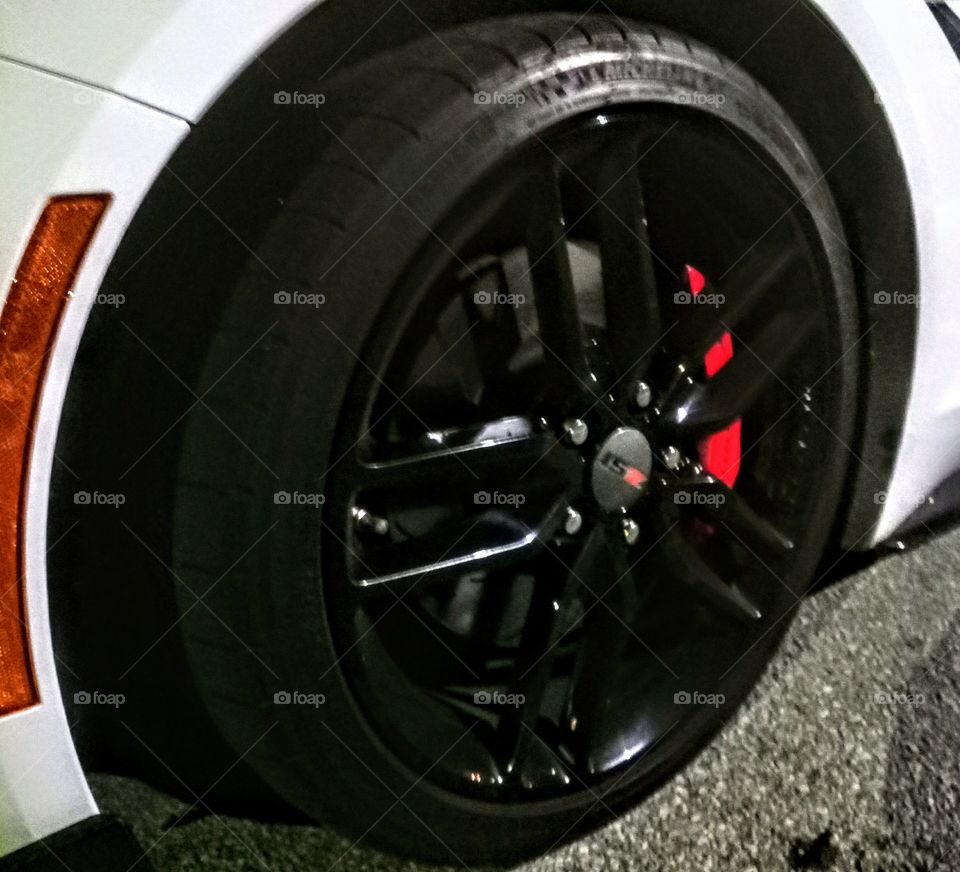 black rim 2019 Corvette