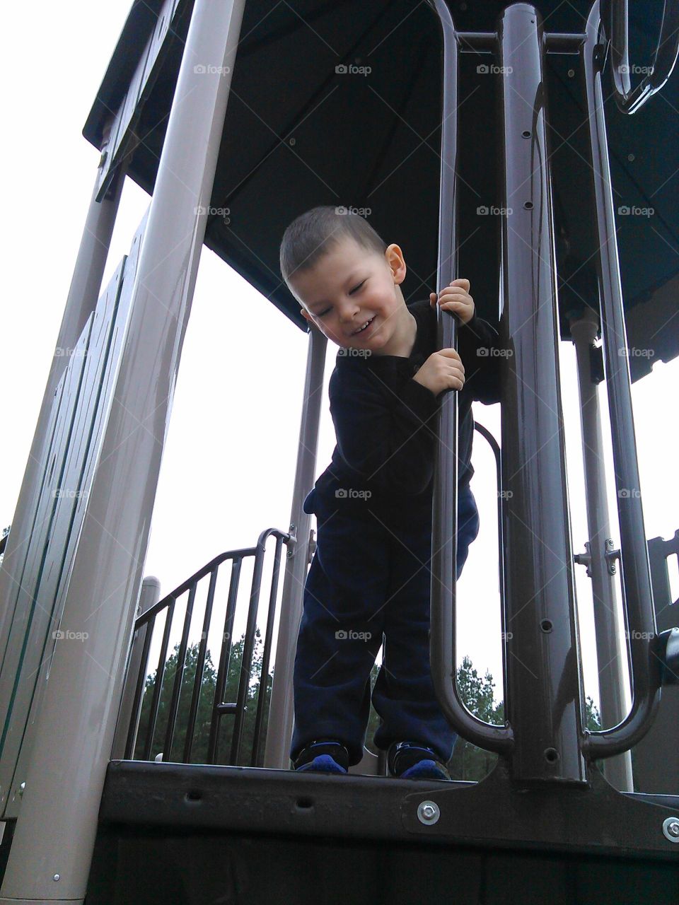 boy at park