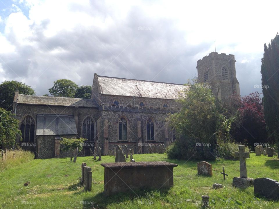 English church and cemetery 