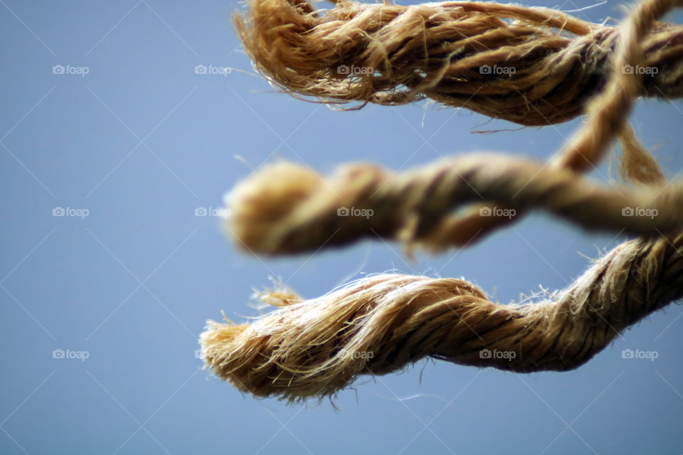 Rope macro shot