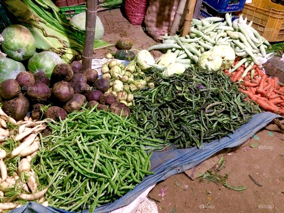 Vegetable for sale in market