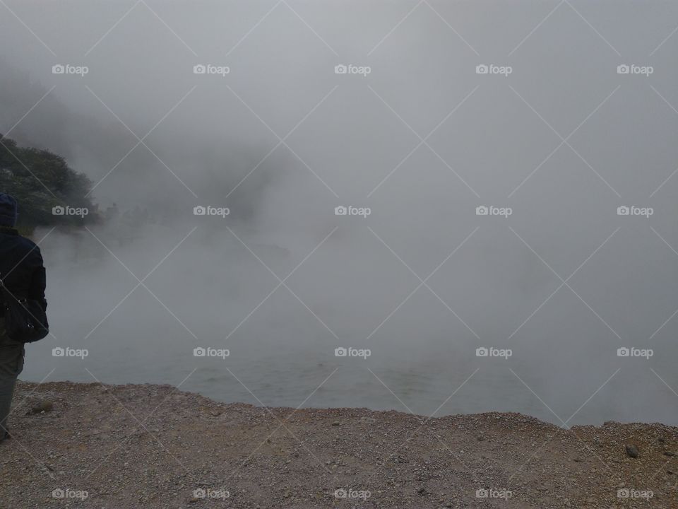 Fog, Mist, Landscape, Smoke, Volcano