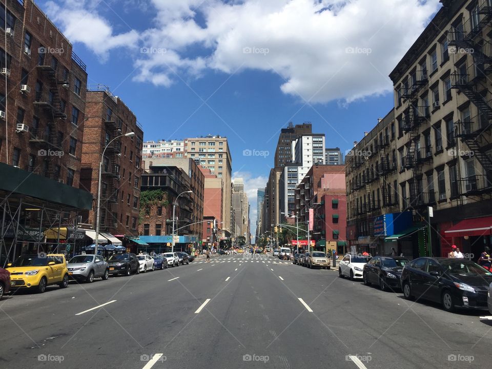 Streets of New York City.