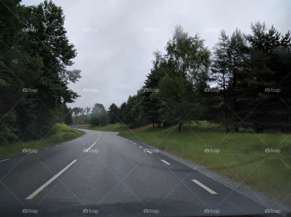 Road, Asphalt, Highway, Landscape, Transportation System