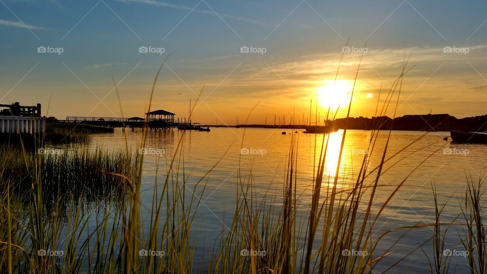 folly river sunset