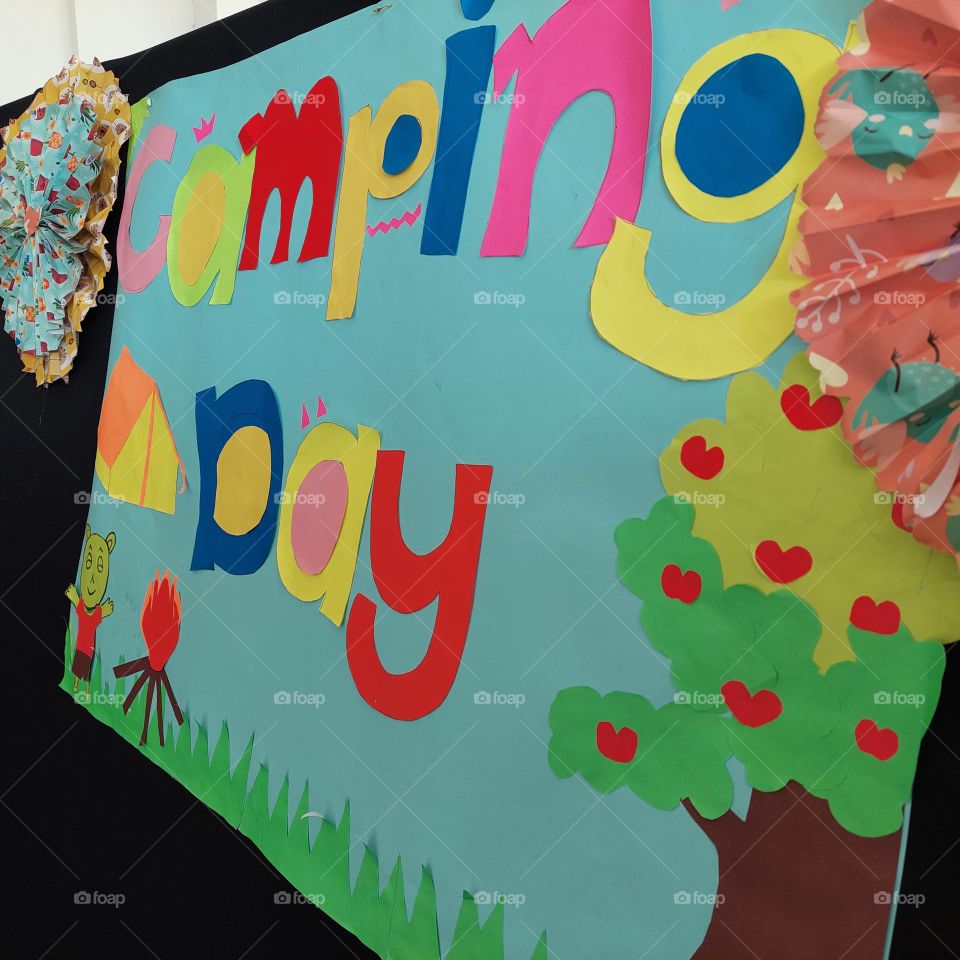 camping day event to enliven children's day, educate to live independently