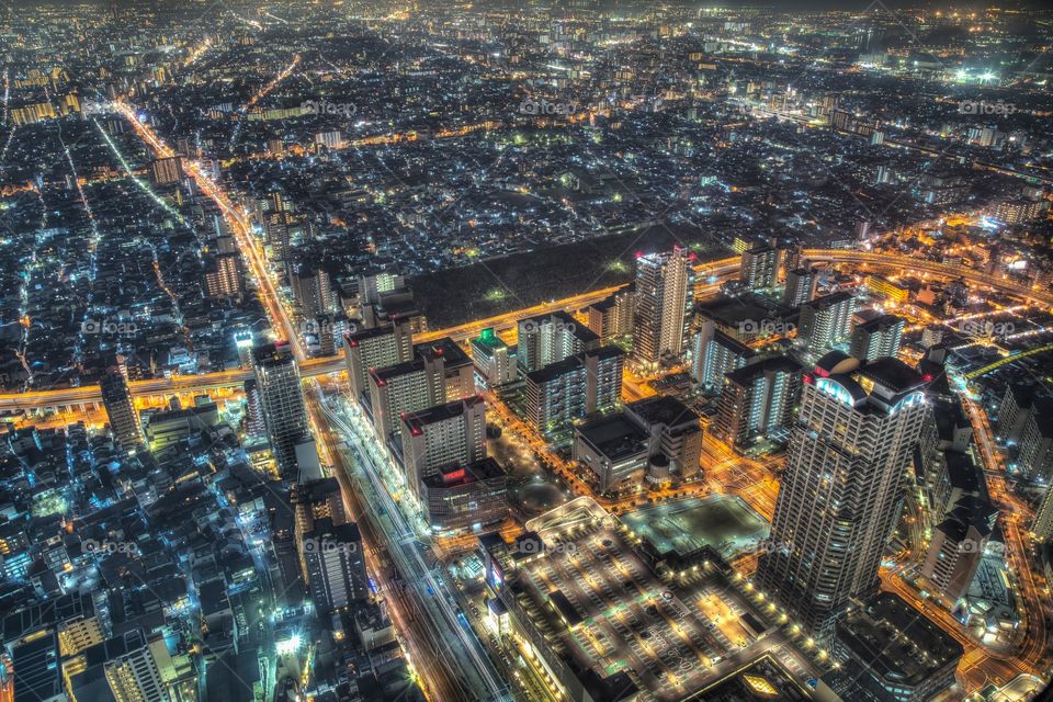 Osaka night view