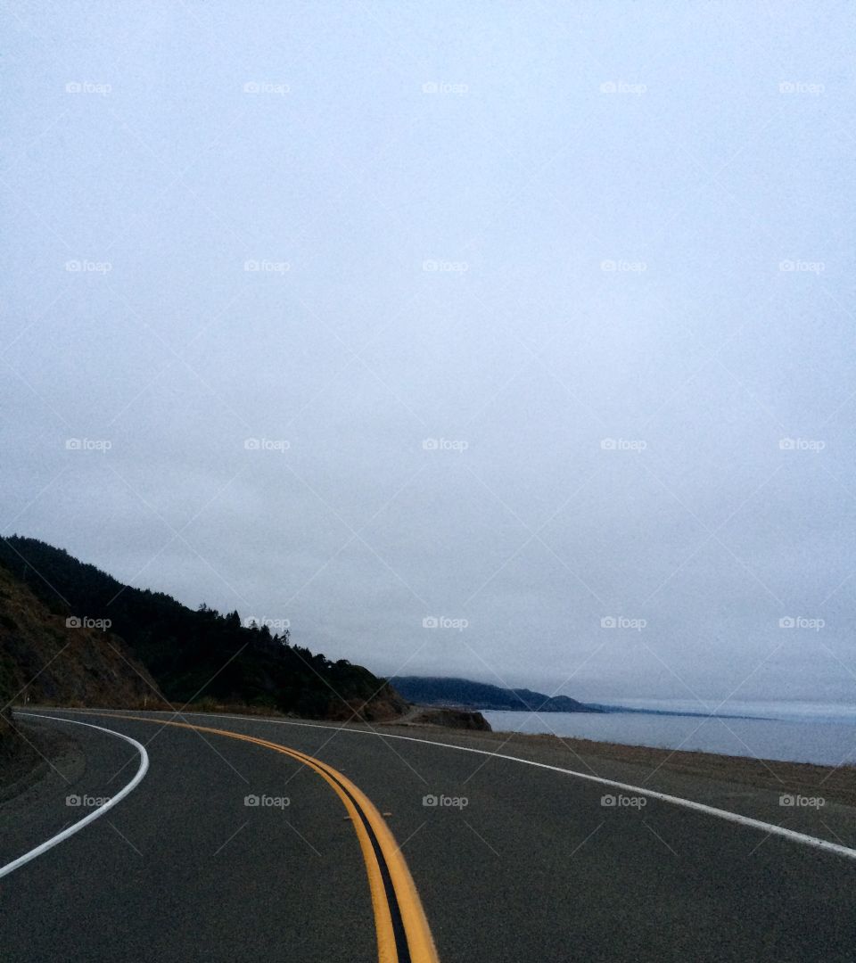 route 1 on the California coastline