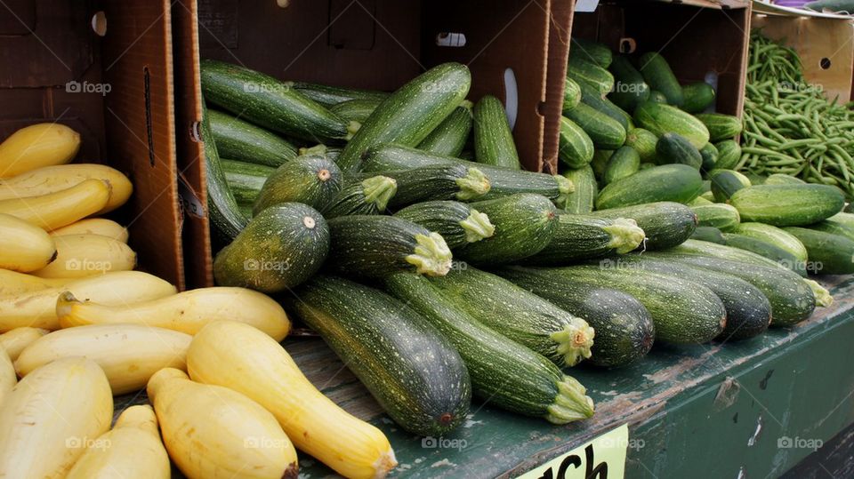 Vegetables in market for sale