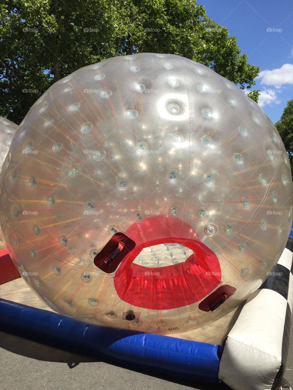 Water bubble ride in fair