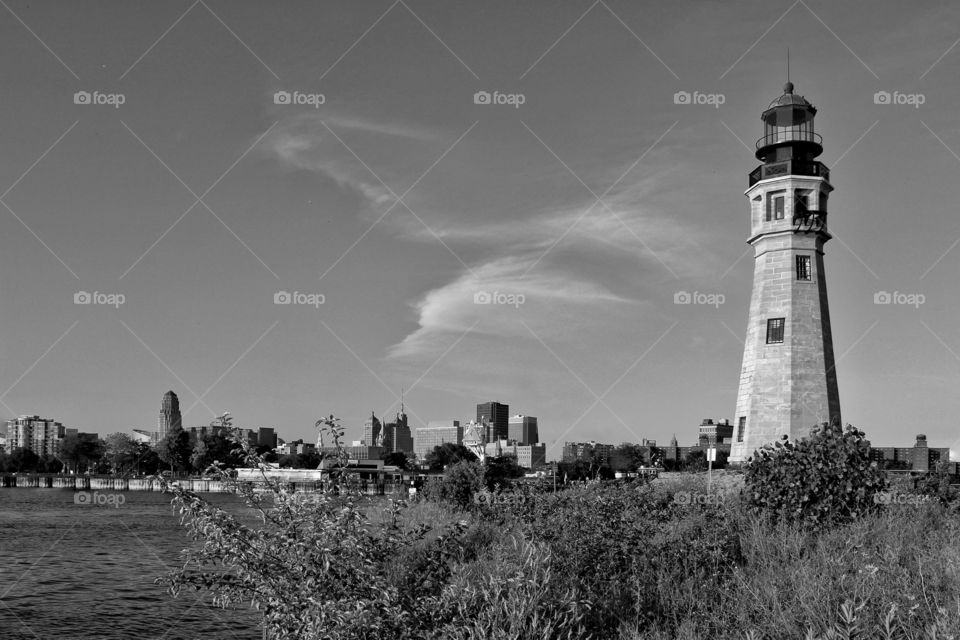 Lighthouse city of buffalo