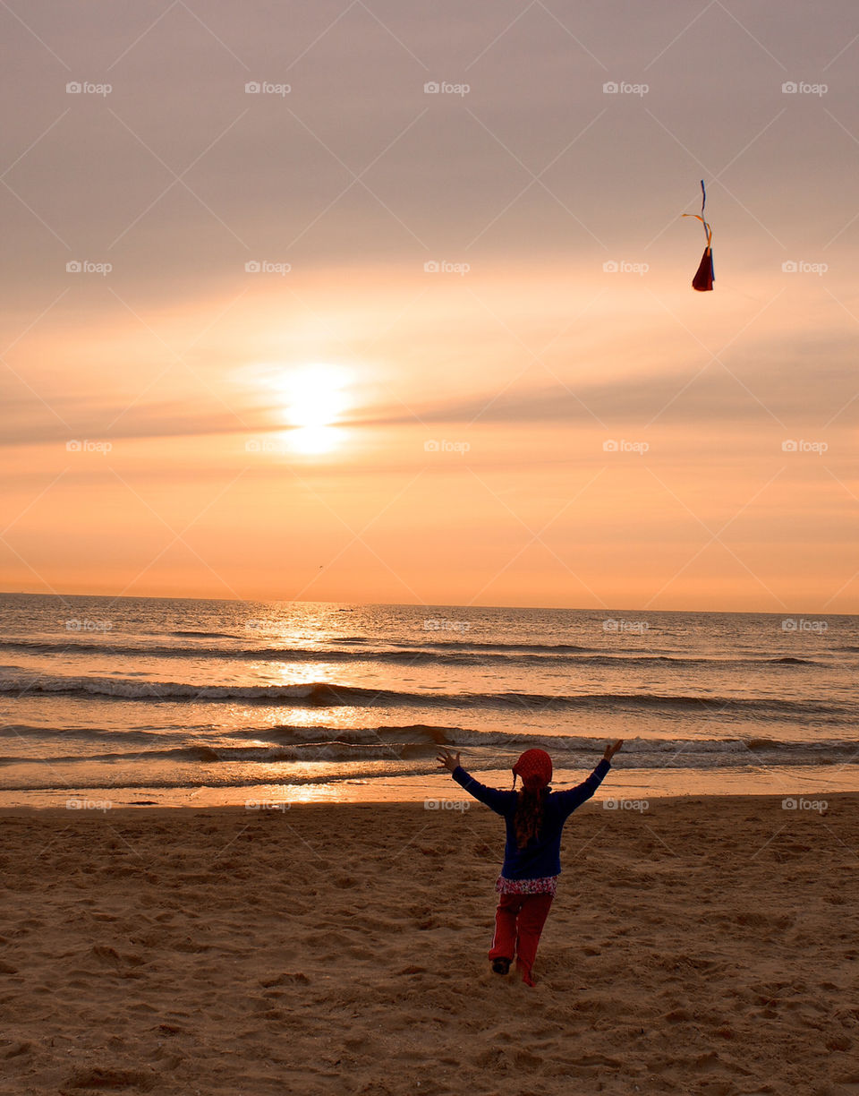 At the beach