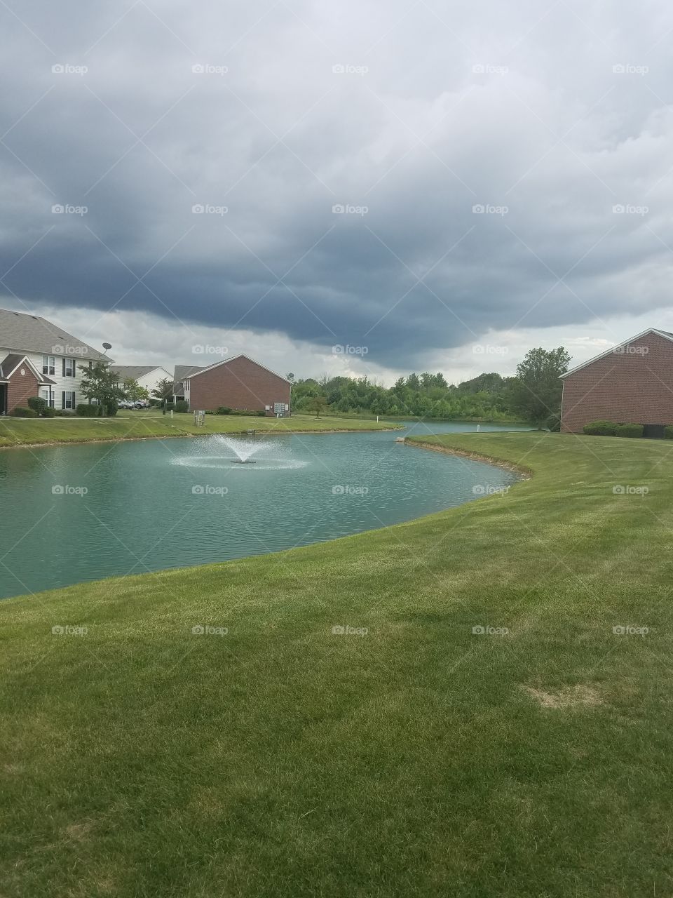 Awesome lake in front of the house