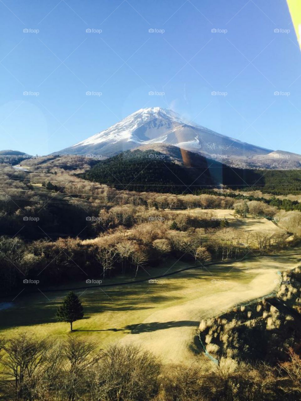 awesome mountain view in afternoon
