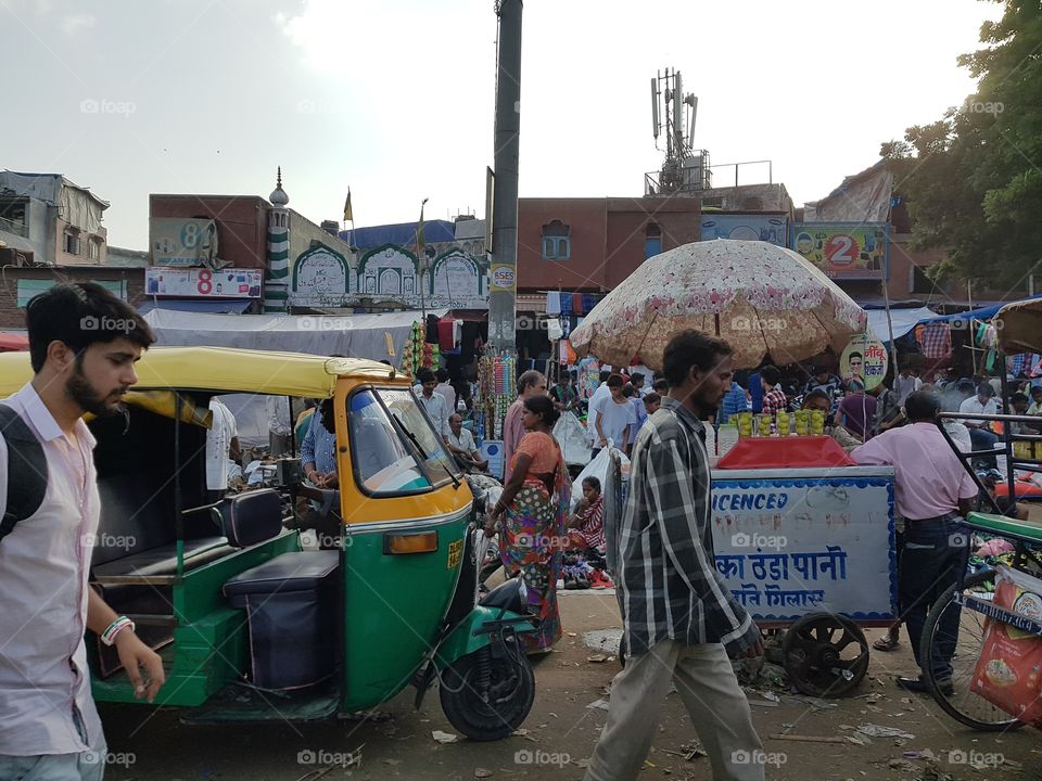 delhi road side shops