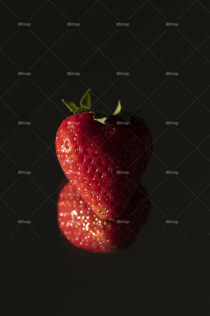 Strawberry in the dark..