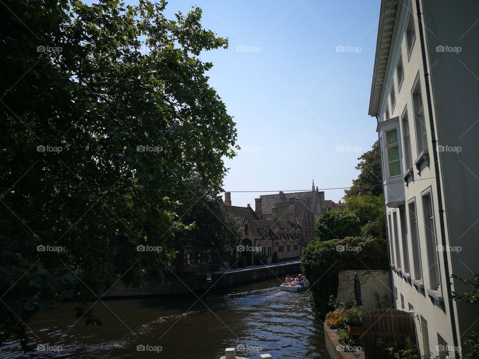 One of the canals in Bruges where you can walk for hours. It reminds you of Venice but with less tourism.