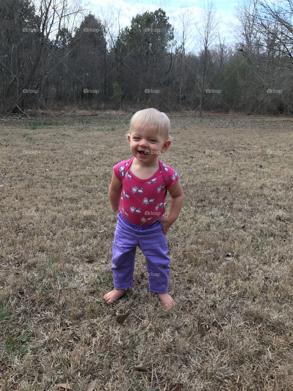 Happy to be outside