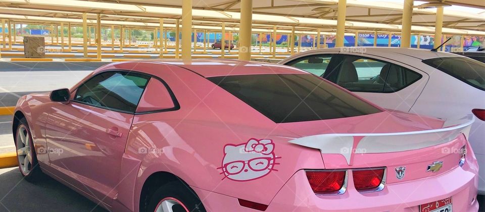 Hello kitty pink Camarillo car