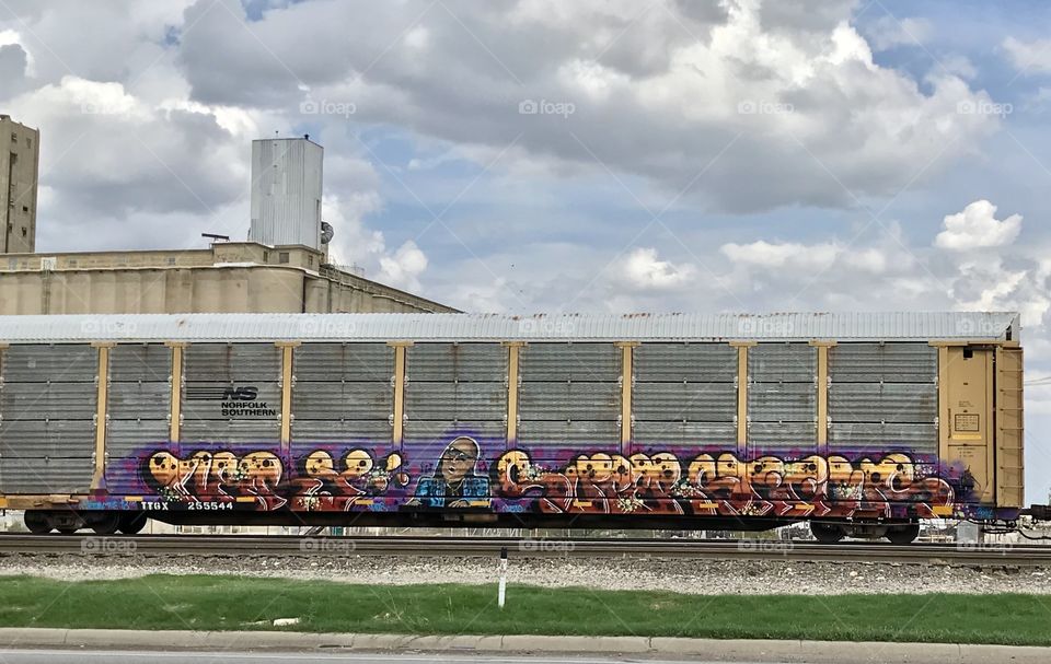 Graffiti Train Art 
