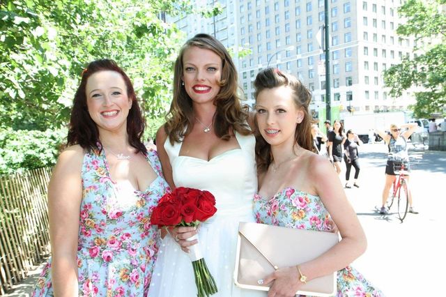 Bride and Bridesmaids