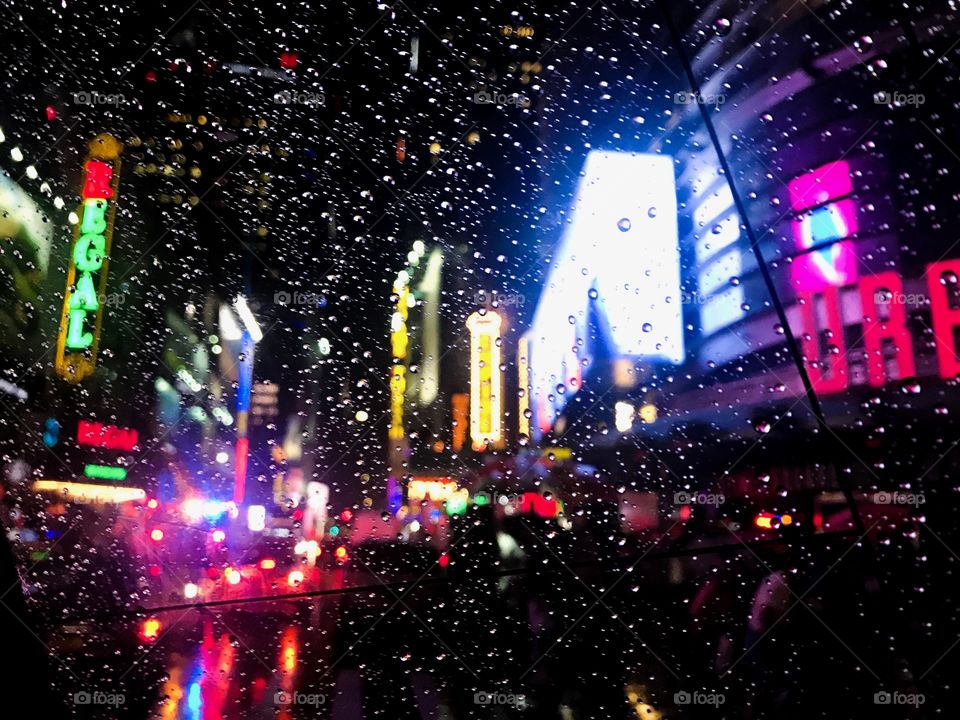 nighttime in New York 