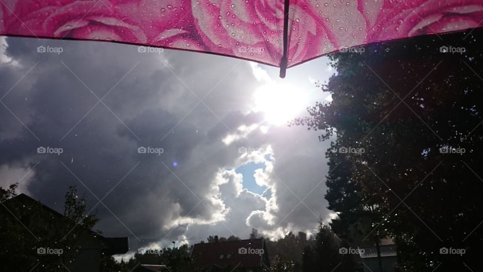 Looking up on a rainy sky. Looking up on a rainy sky