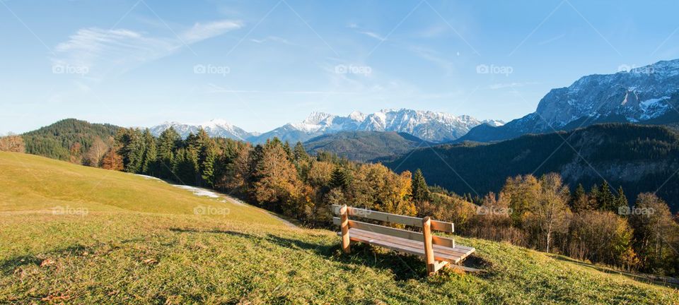 German alps panorama 