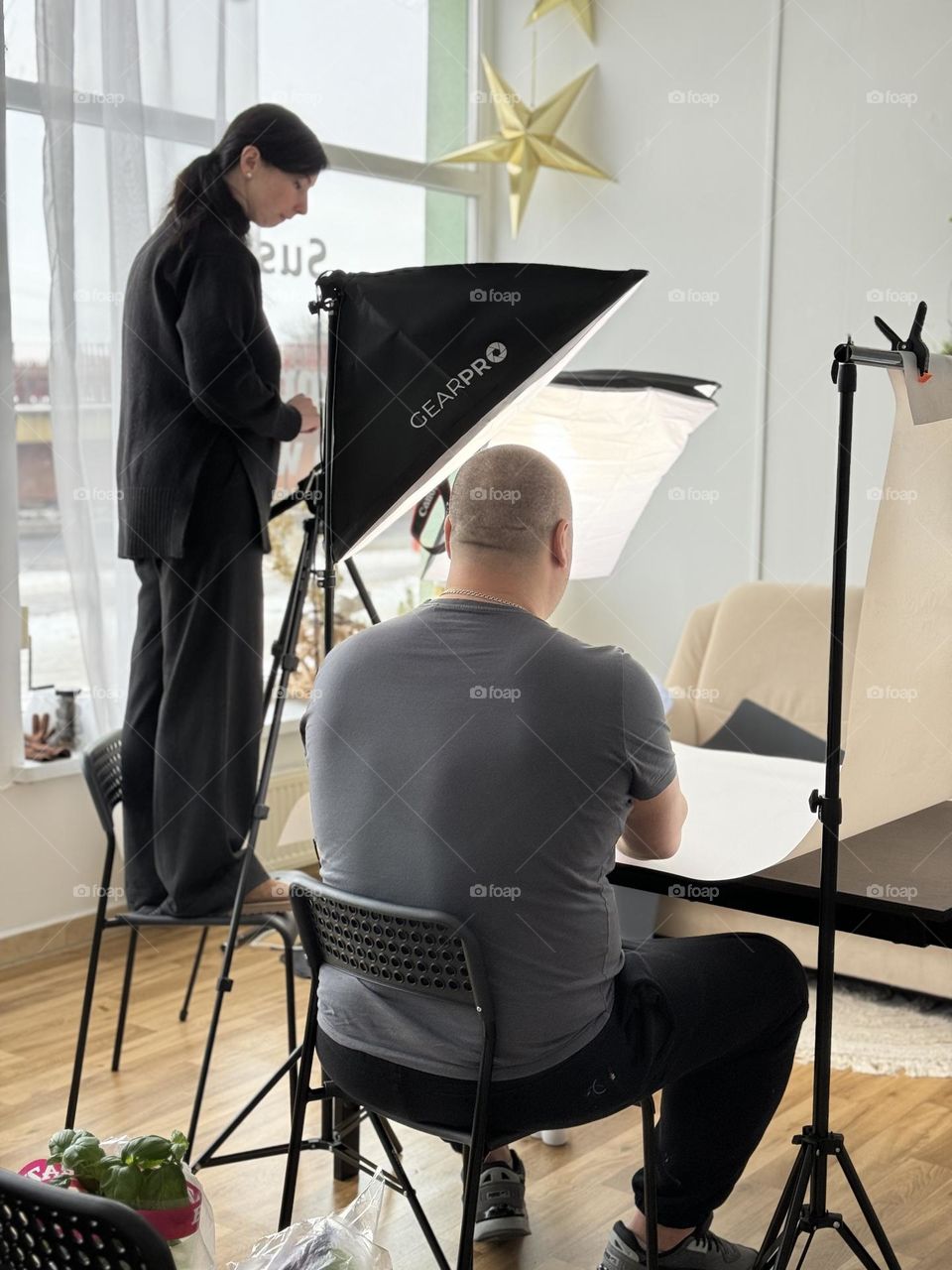 Content creator in work