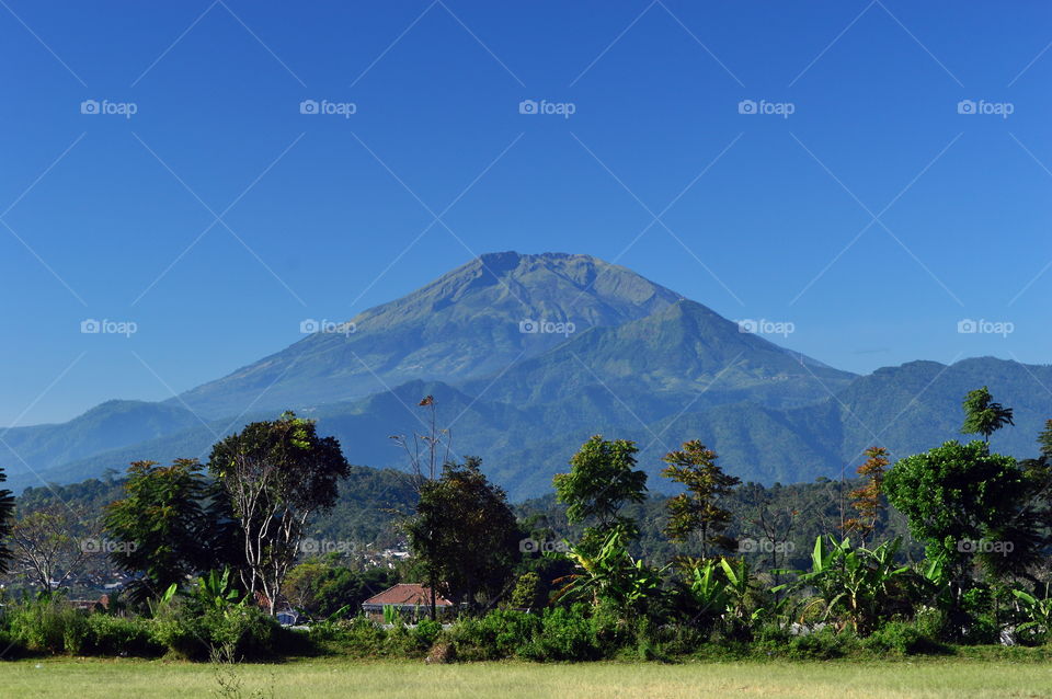 beautiful mountain in Indonesia
