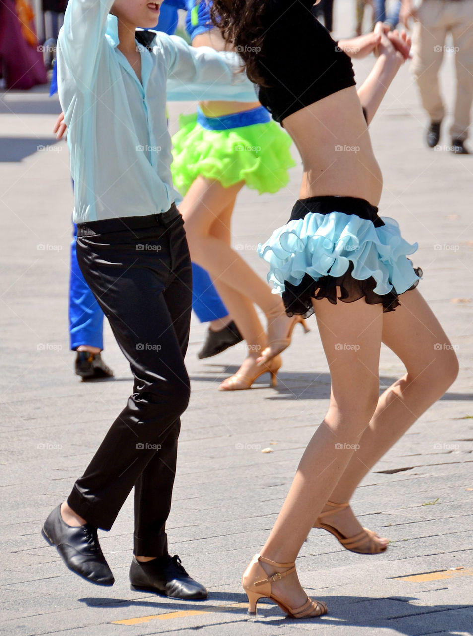 dancing in the street