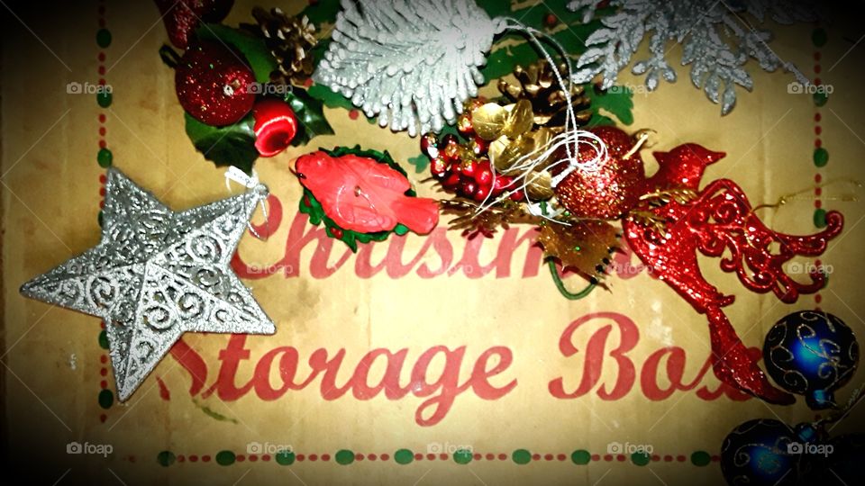 Christmas Decorations Stored Until Next Year