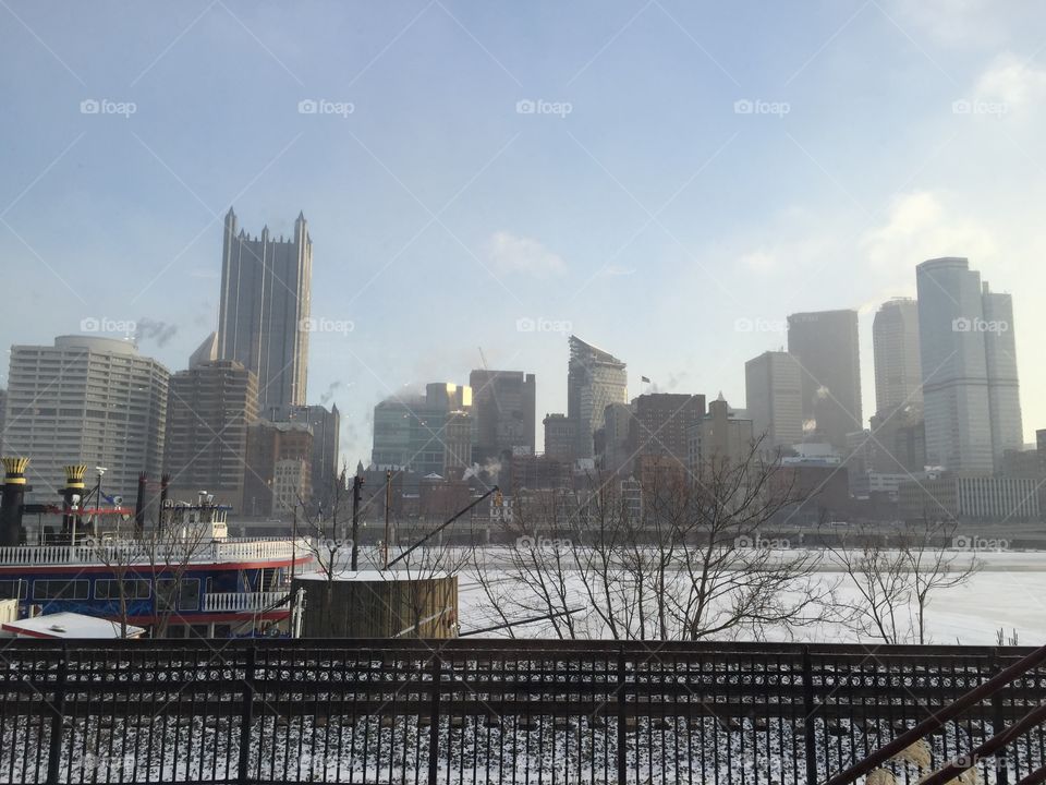 Pittsburgh . Taken on one of the coldest mornings of 2015😨