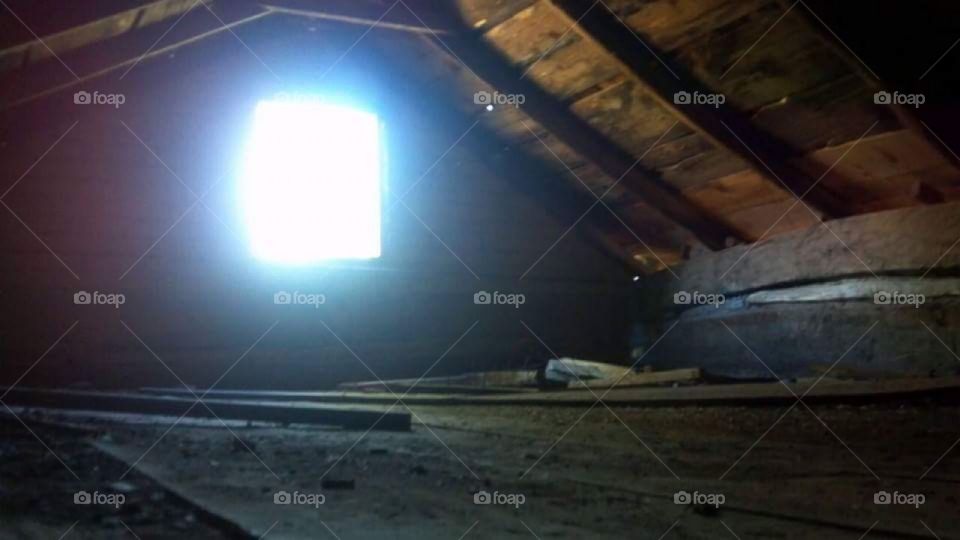Old attic light 