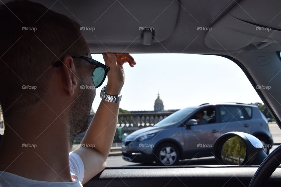 Sur la route à paris 