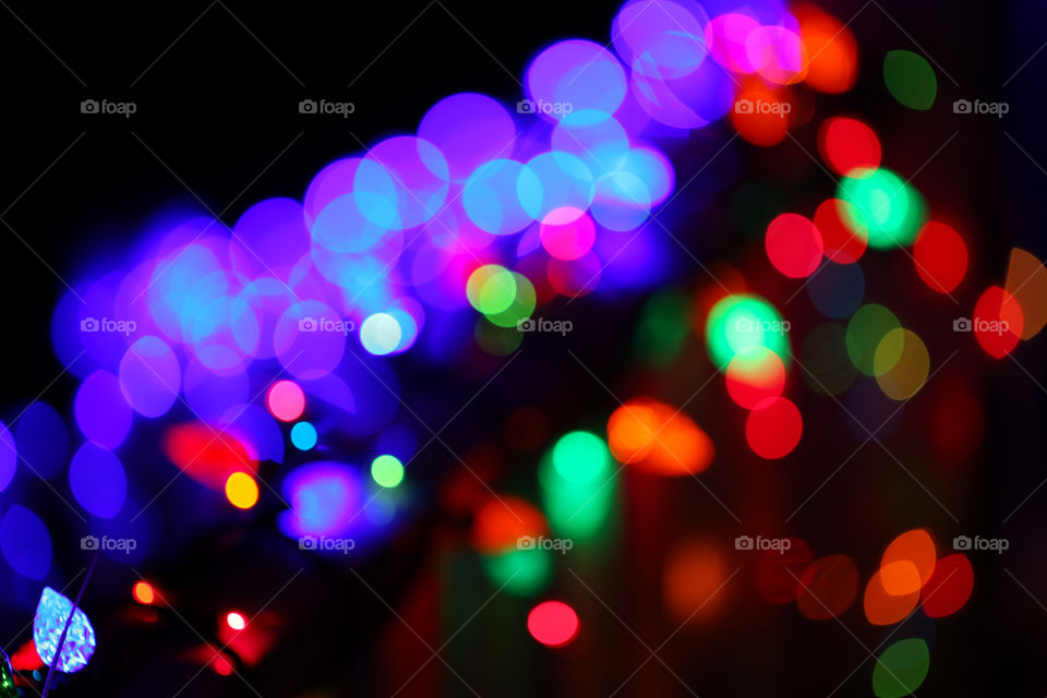 Abstract Christmas Lights