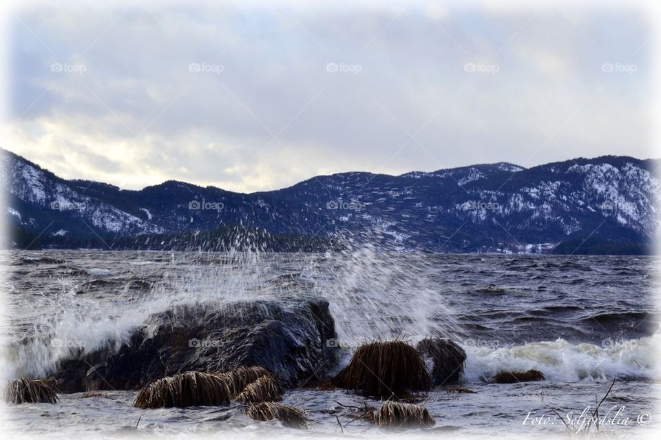 Waves on Beach 