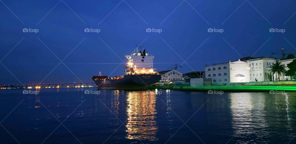 Porto do Rio a noite