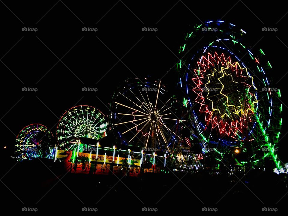 Beautiful Colourful Ferris Wheel Giving Happiness........