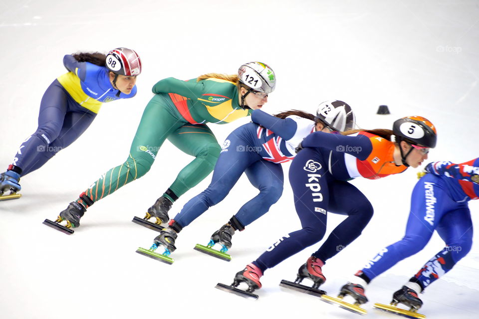 14 January 2017 European Short Track Speed Skating Championships in Turin