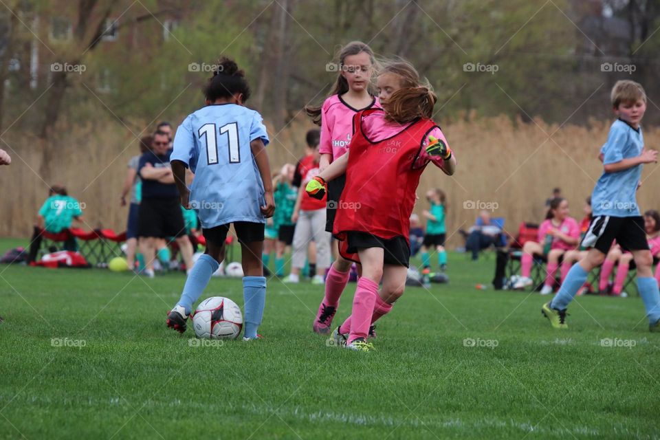 Youth Girls soccer game