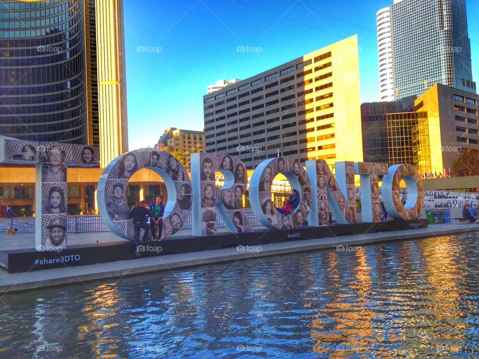 Toronto. Toronto city hall park