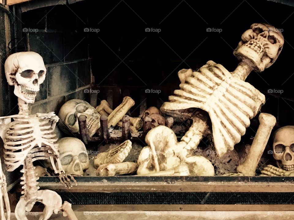 Halloween decor for Getty Mission