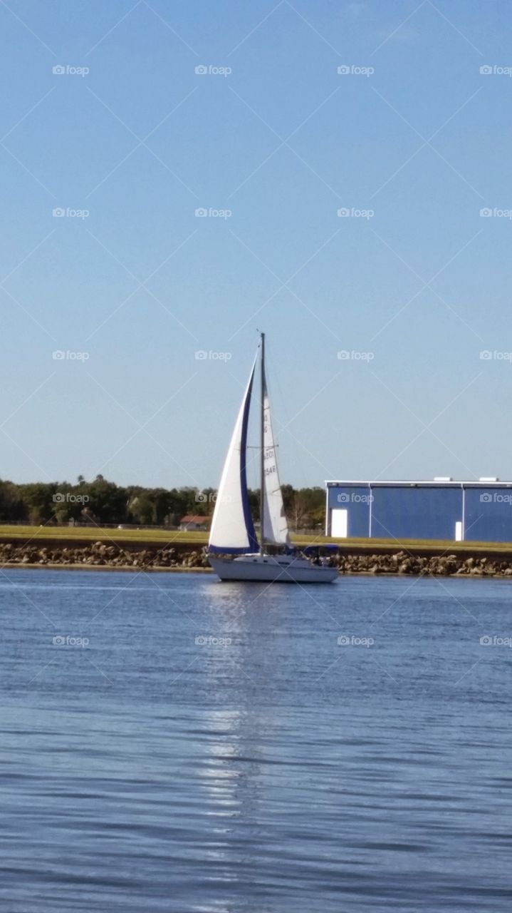 Sailboat in Tampa 