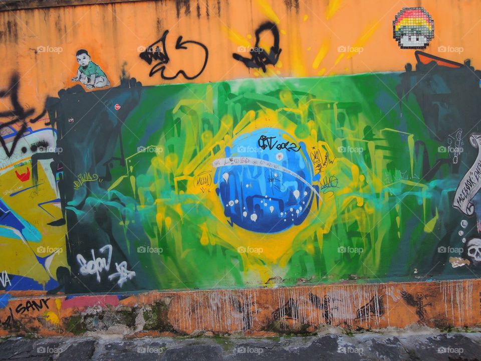 graffiti, Rio de Janeiro Brazil