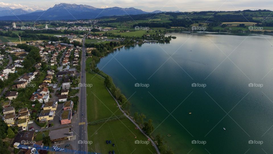 Bird's-eye View From Sempach / Switzerland