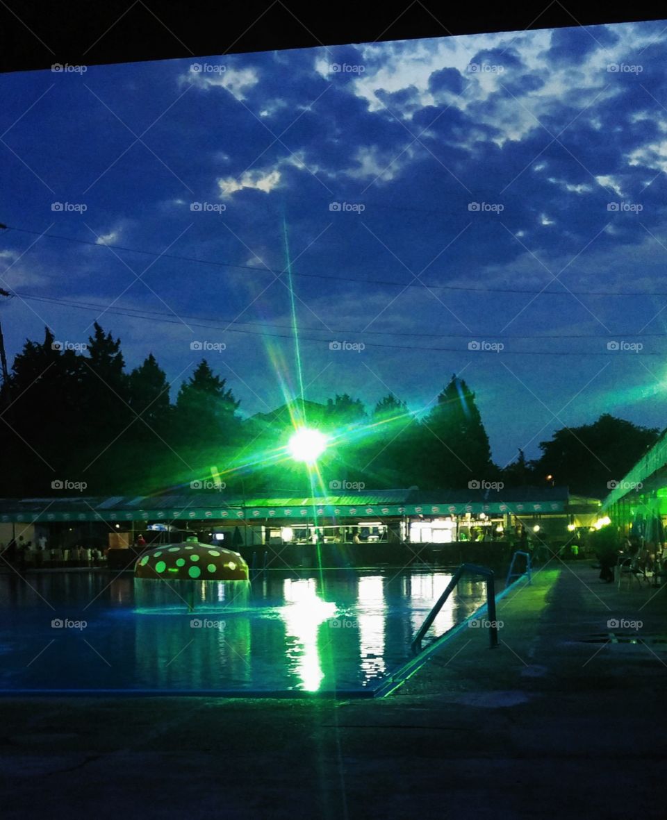 Night pool