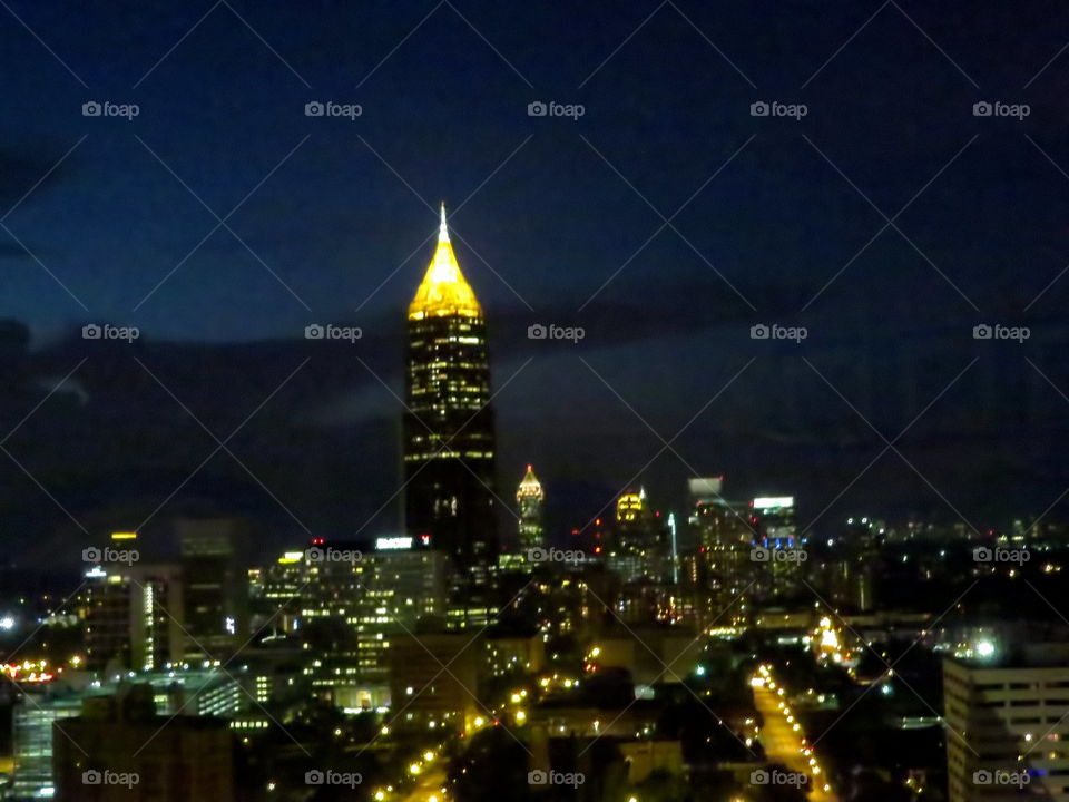 Atlanta at night