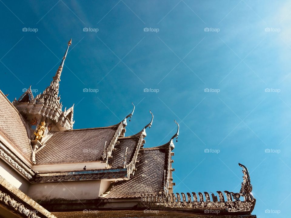 Roof of temple